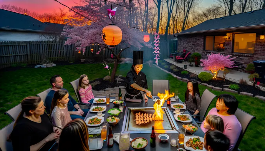 backyard hibachi party planning