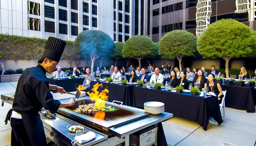 Why Hibachi Catering Works for Corporate Events