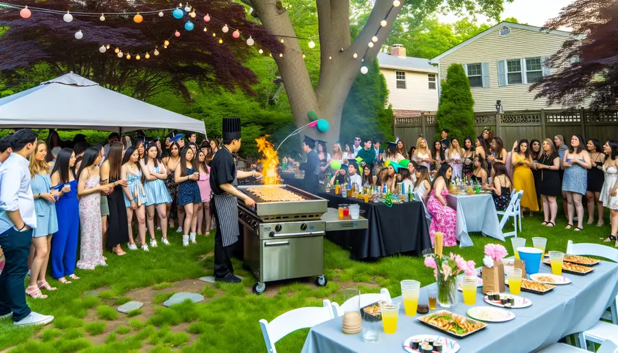 Hibachi Catering Ideas for Graduation Celebrations