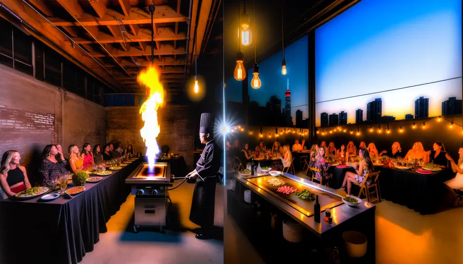 indoor vs outdoor hibachi catering