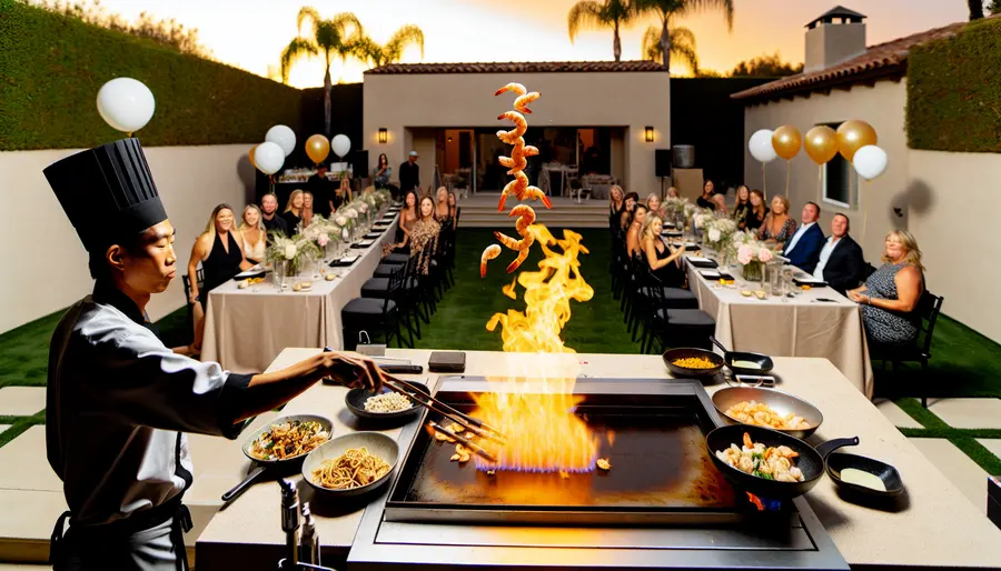 How Long a Hibachi Catering Event Usually Lasts