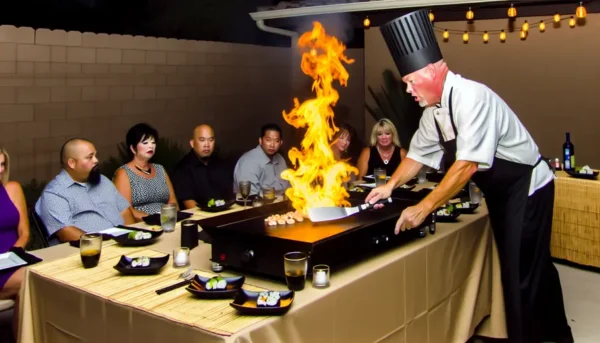 hibachi dinner party ideas