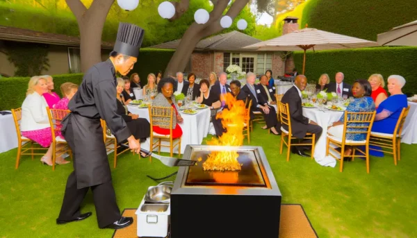 hibachi vs buffet catering